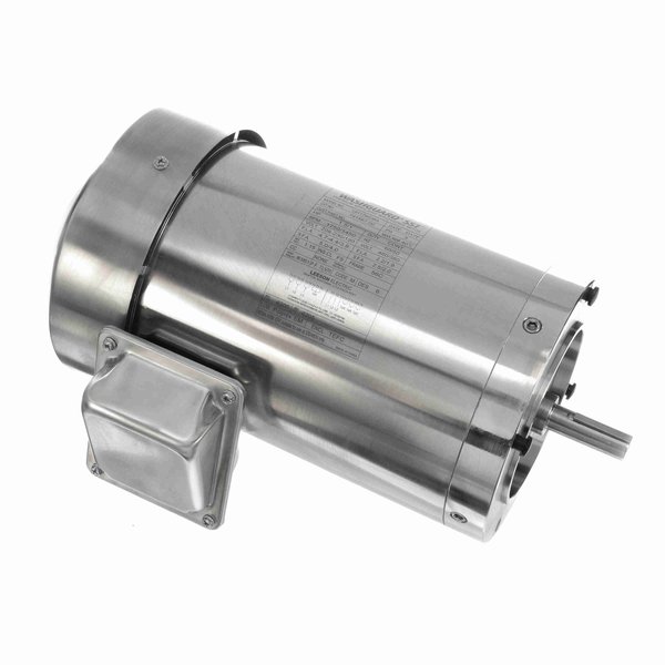 Leeson General Purpose Motor, 1.50 HP, 3 Ph, 60 Hz, 208-230/460 V, 1800 RPM, 56C Frame, TEFC 191567.00